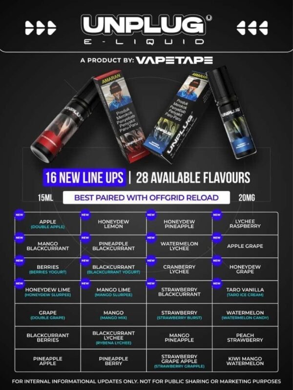 UNPLUG E-LIQUID 15ML