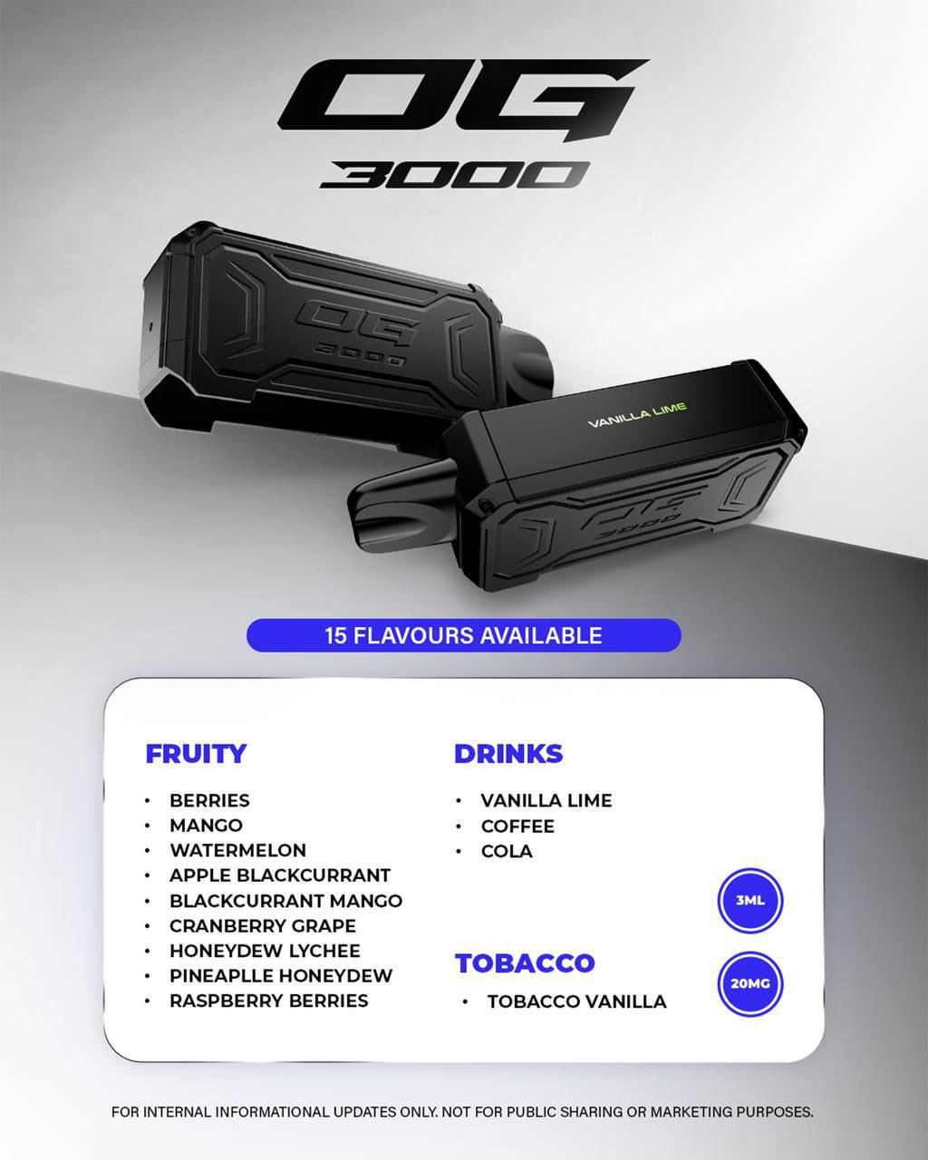 ASDF Off Grid Mini Cartridge 3000 pre-filled pod