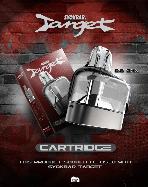 Syokbar Target Open Pod Cartridge (0.8Ω)